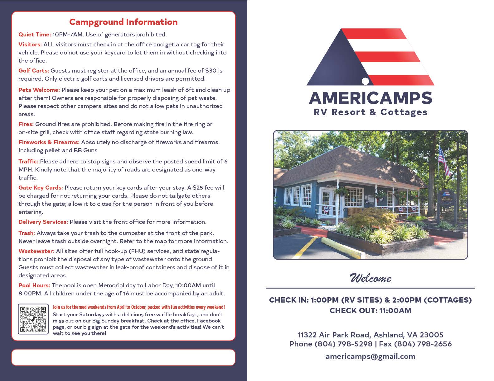 americamps resort map